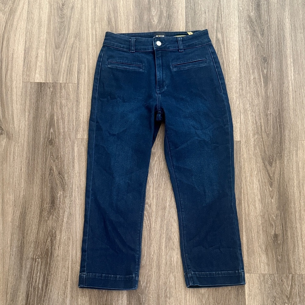 Anthropologie Dark Indigo Cropped Pants